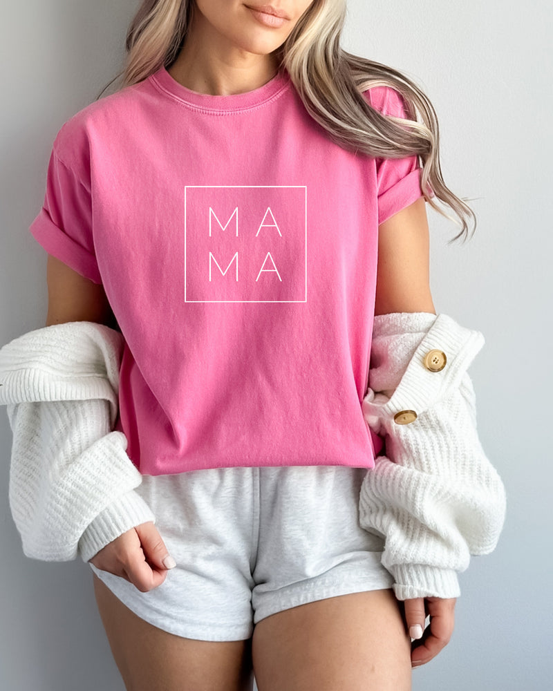 Mama Comfort Colors T Shirt (Square/Boxed)