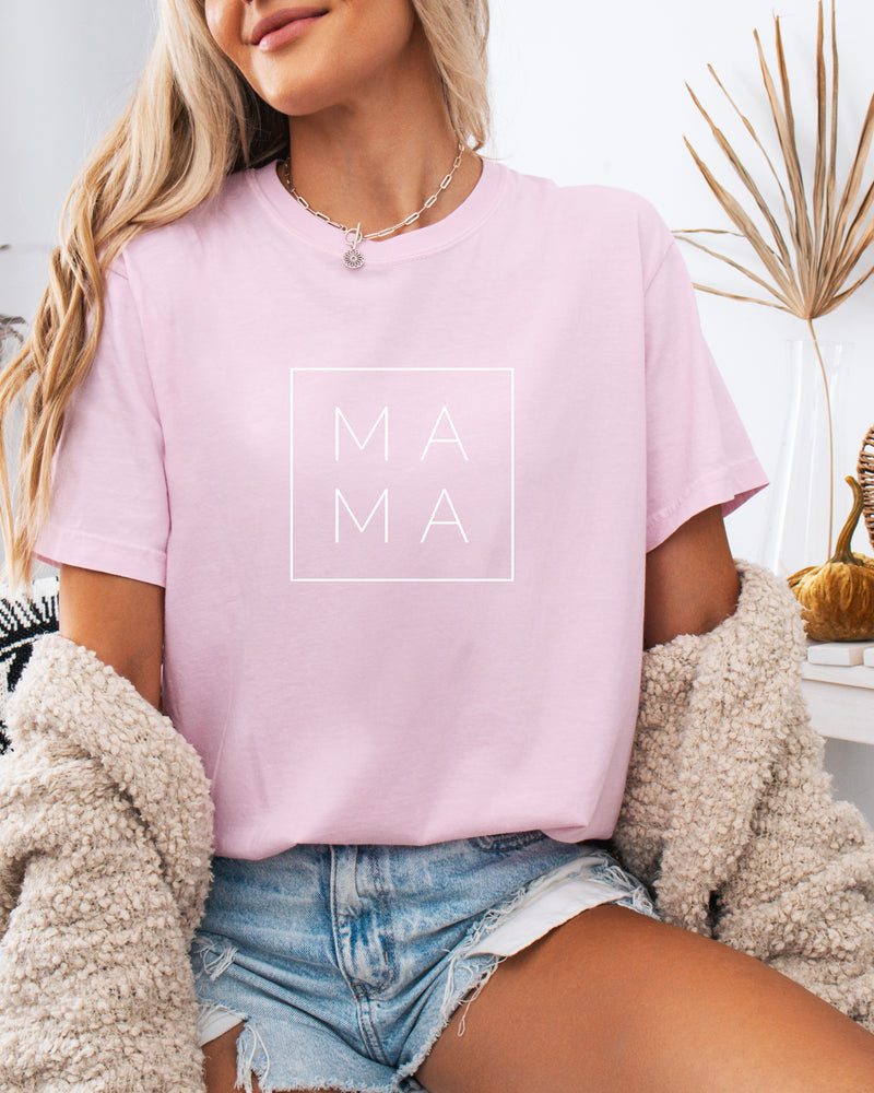 Mama Comfort Colors T Shirt (Square/Boxed)